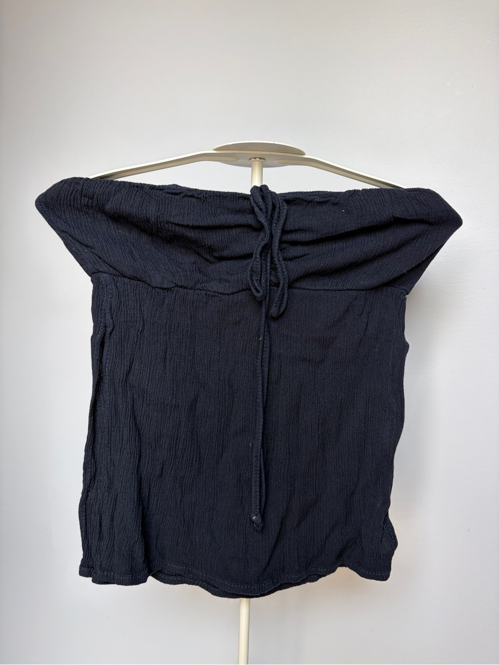 Brandy Melville Navy Strapless Tube Tank with Bow